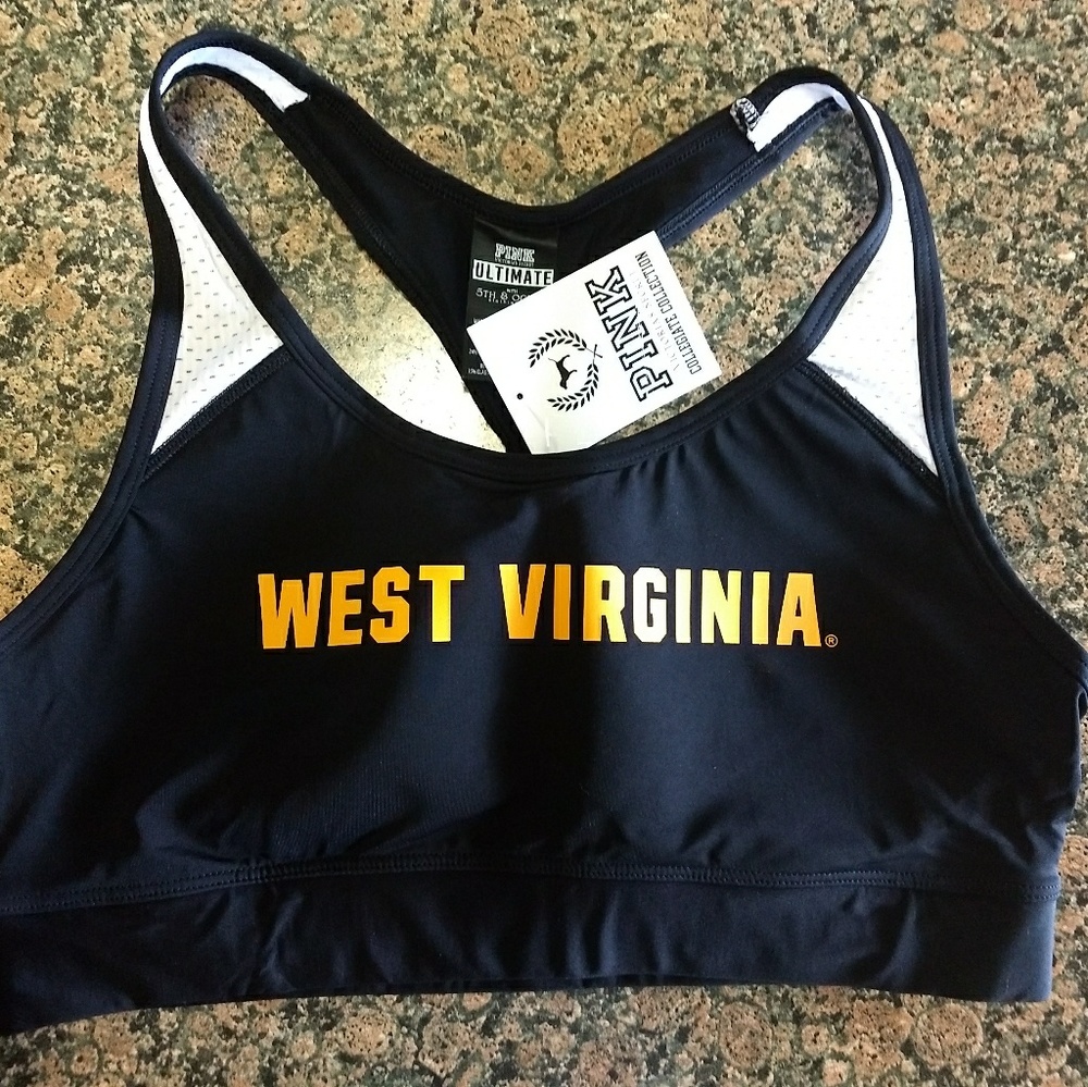 VS Pink WVU sports bra